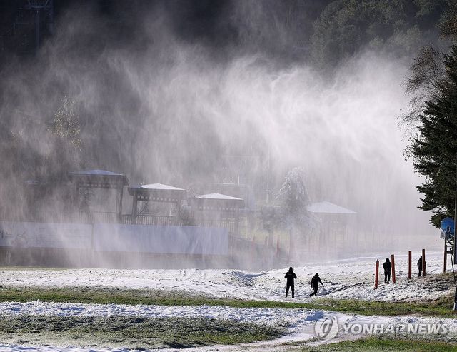 스키장 인공제설