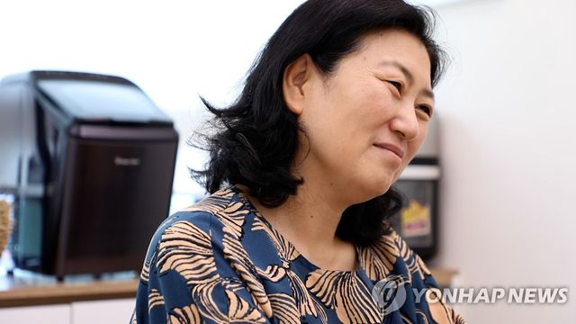 연합뉴스와 [삶] 인터뷰 중인 조명숙 여명학교 교장