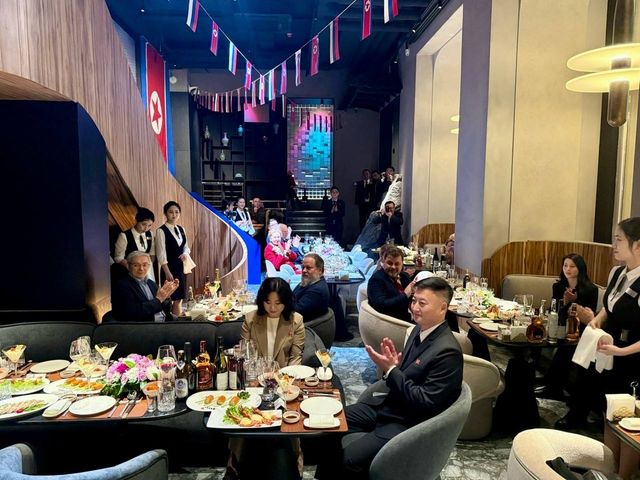 모스크바에 문 연 북한 '승리식당'