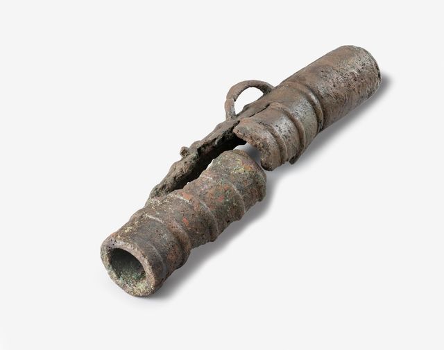 노량해역에서 출수된 지자총통편