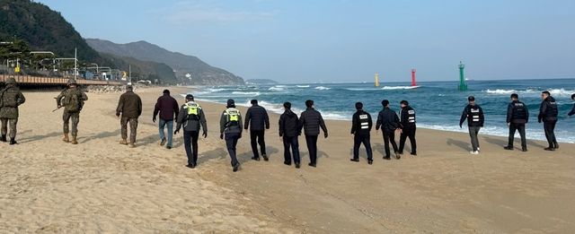 강릉해경, 해안가 마약류 합동 수색