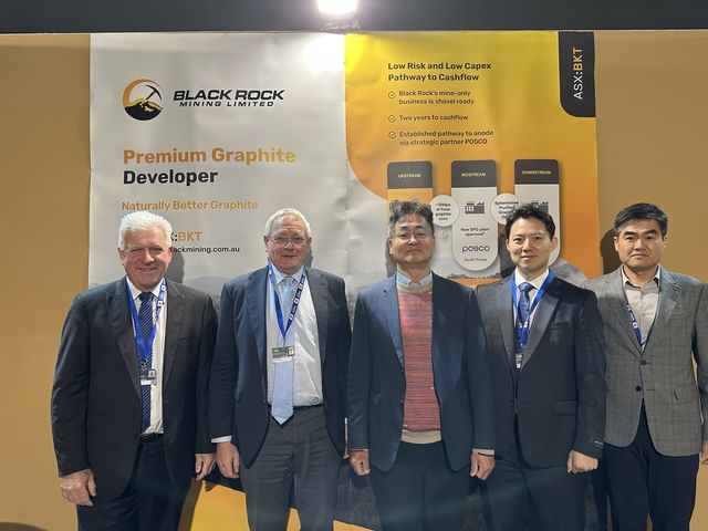 아프리카투자포럼에 참가한 포스코인터내셔널과 전략 파트너 블랙록마이닝 관계자들