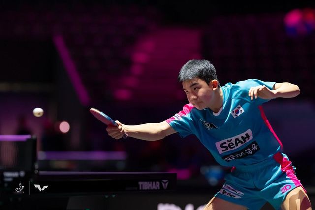 탁구 세계청소년선수권 U-15 남자단식에 나선 이승수