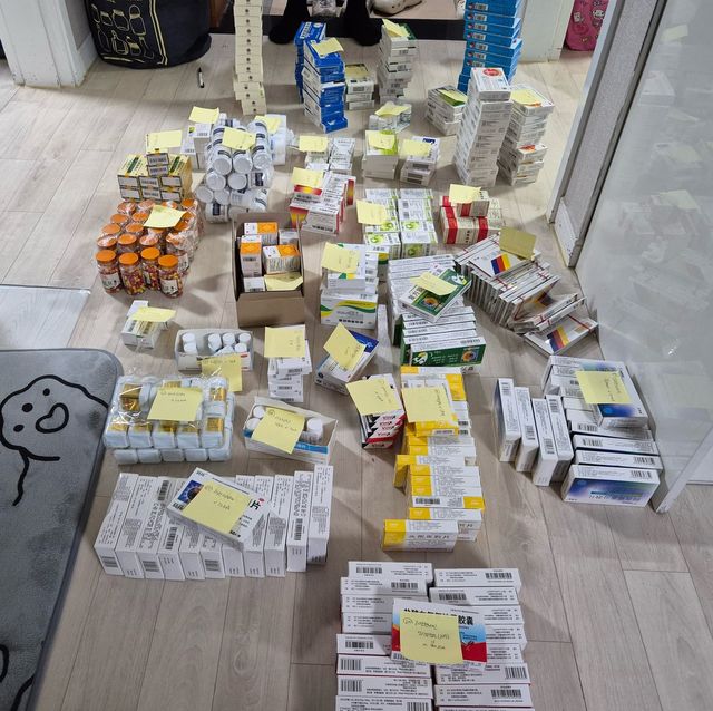 A씨 주거지에서 압수한 의약품