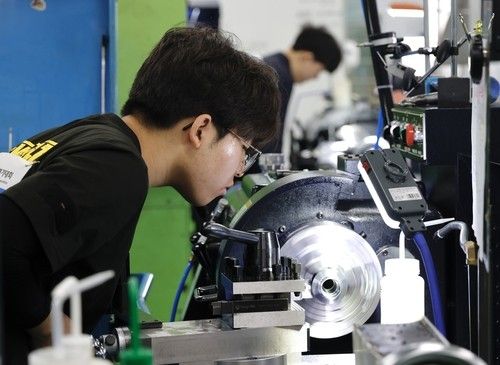 광주 직업계고교 실습 모습