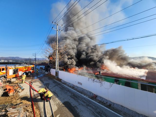 양주 돈사 화재