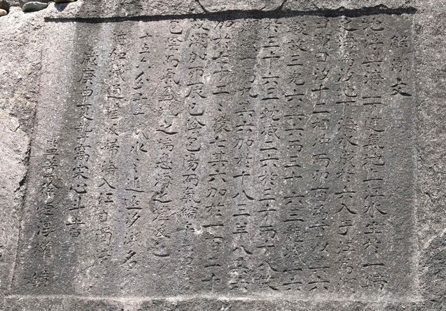 금강의 물때를 기록한 해조문 바위