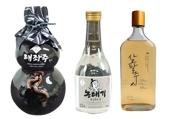 (왼쪽부터) 태좌주, 농태기, 삼팔주