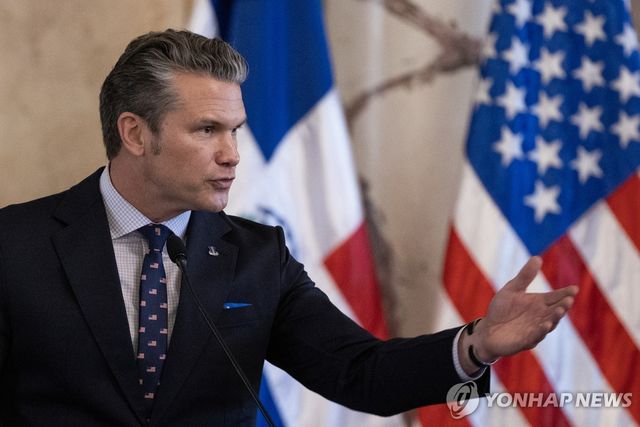 헤그세스 미국 국방부 장관