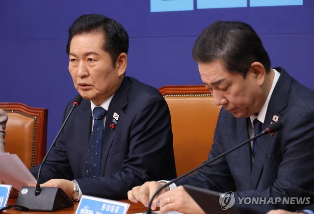 정청래 대표, 최고위원회의에서 발언