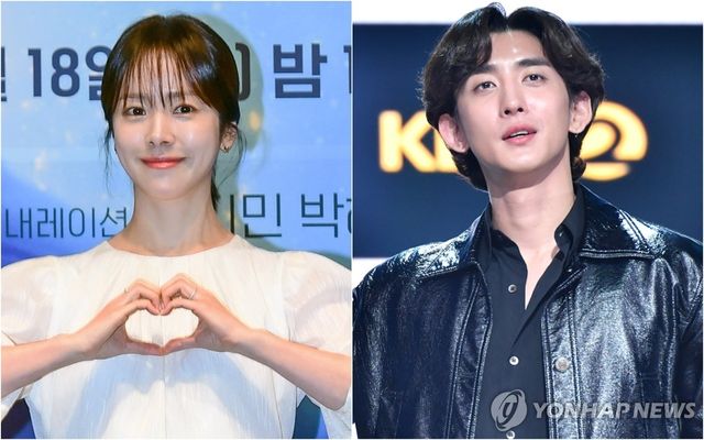 배우 한지민(왼쪽)·잔나비 최정훈