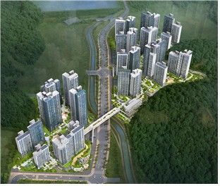 군포대야미 지구 A-2블록 신혼희망타운 단지 조감도