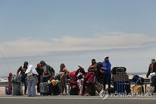 국경 넘으려다 실패한 난민들
