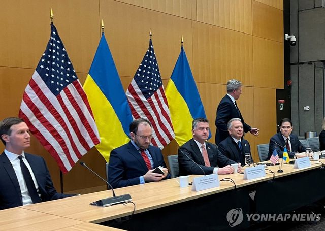 제네바서 우크라와 협상한 美대표단