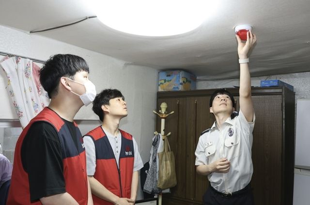 농심, 소방청과 화재경보기 설치 지원