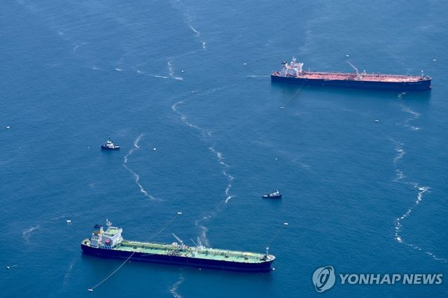 미국 로스앤젤레스로 입항하는 선박들