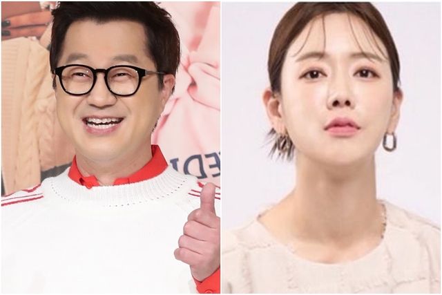 개그맨 지상렬(왼쪽)과 쇼호스트 신보람