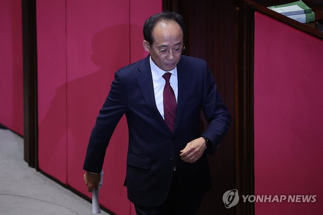 신상발언 마친 추경호 의원