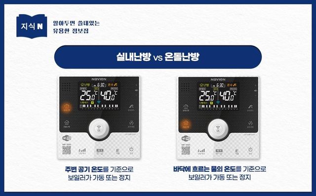 실내난방 VS 온돌난방