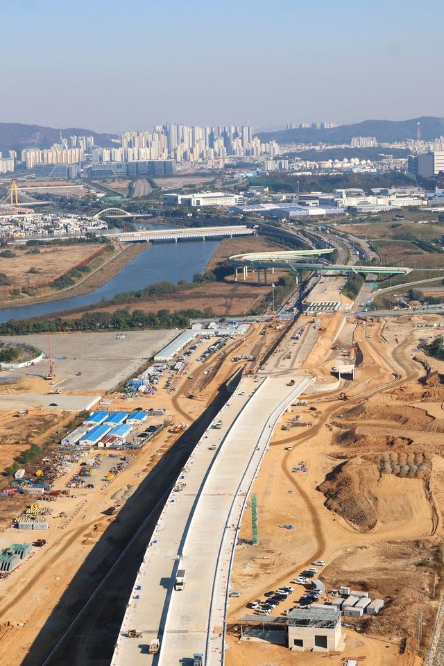 제3연륙교 전망대의 경치