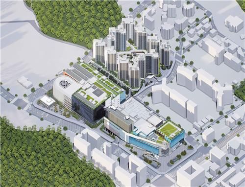 서부트럭터미널 도시첨단물류단지 사업 조감도