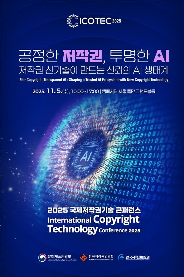 2025 국제저작권기술 콘퍼런스 포스터