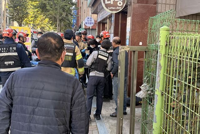 강동구 천호동서 '흉기 난동'