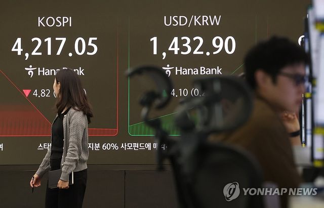 오늘 아침 증시