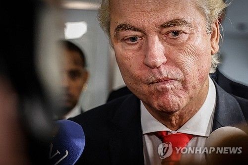 네덜란드 극우 정당 자유당(PVV)의 헤이르트 빌더르스 대표
