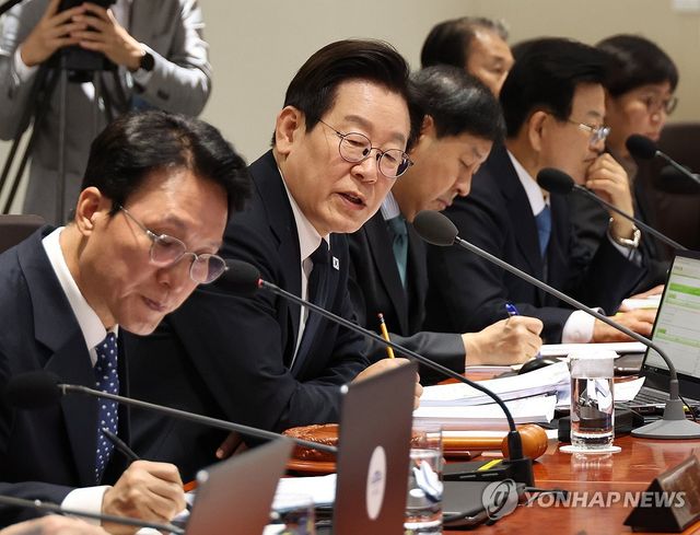 이재명 대통령, 국무회의 발언