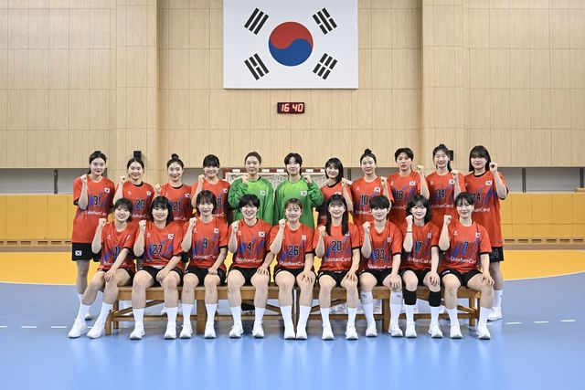 여자핸드볼 국가대표 선수단