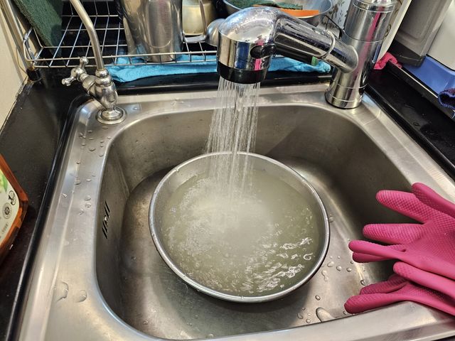 수도에서 나오는 흙탕물