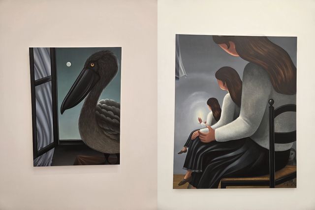 줄리 커티스 개인전 '깃털로 만든 여인'