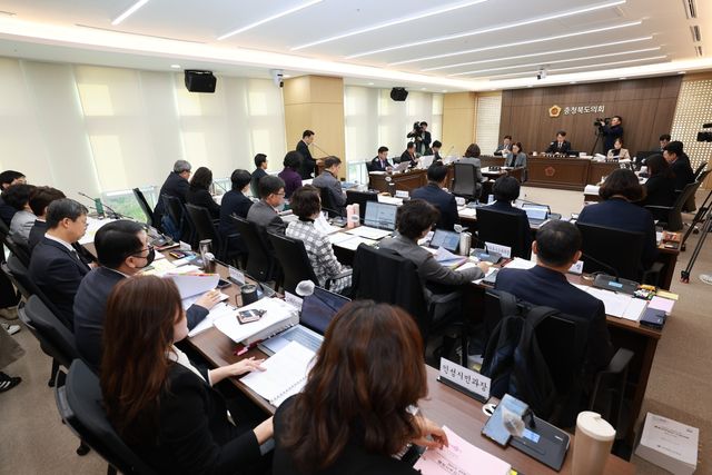 충북도교육청에 대한 행정사무감사 