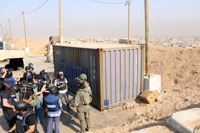 가자지구서 브리핑