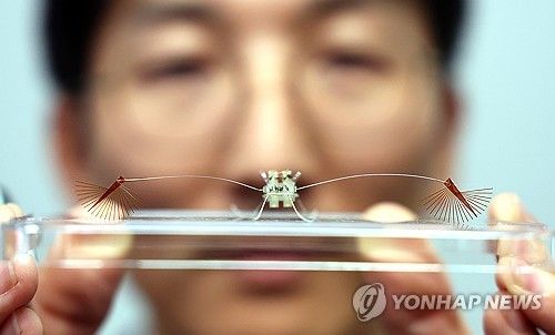 소금쟁이의 기동원리, 초소형 로봇으로 구현 성공
