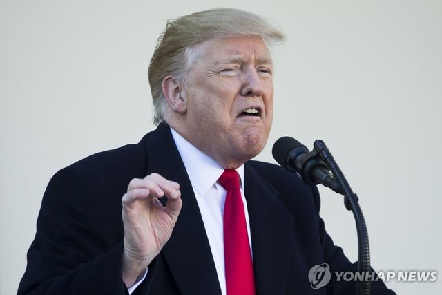 도널드 트럼프 미국 대통령