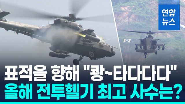 [영상] 올해 육군 '탑 헬리건'은 아파치 조종사 이대식·조명환 준위 - 2