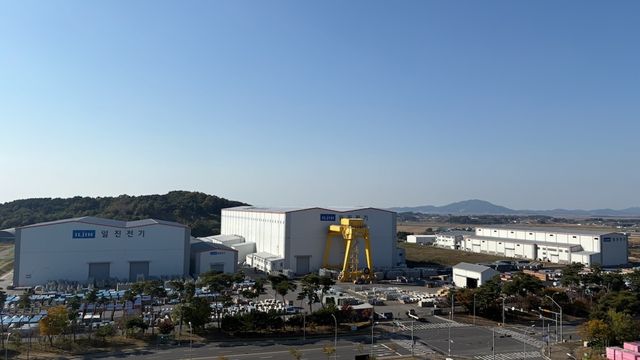 일진전기 홍성 공장 전경