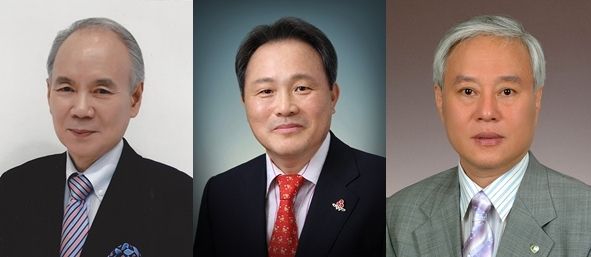 제14회 대한민국 나눔국민대상서 국민포장 받은 이영재(왼쪽부터)·성석종·신동욱 씨