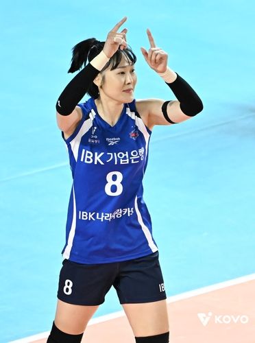 IBK기업은행의 리베로 임명옥