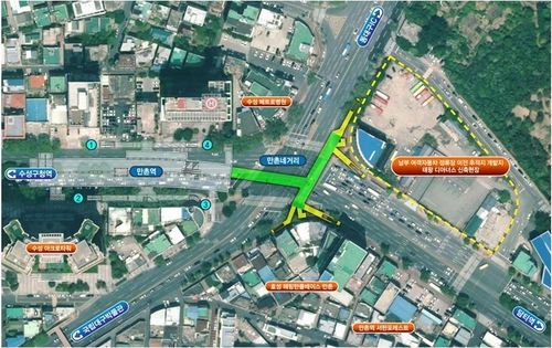 공사 현장 위치도