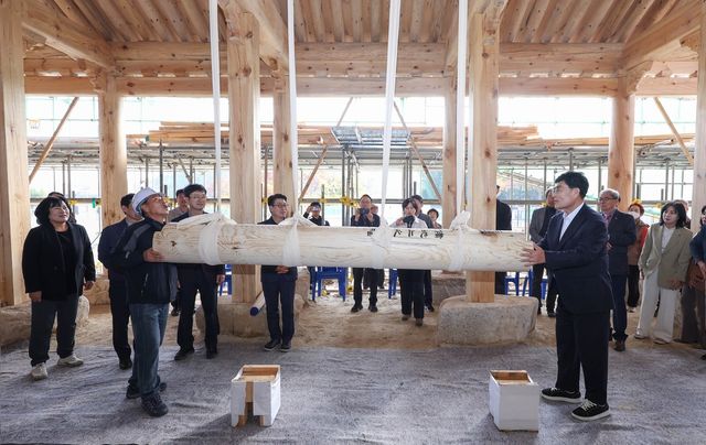 삼척도호부 관아 복원 공사 상량식