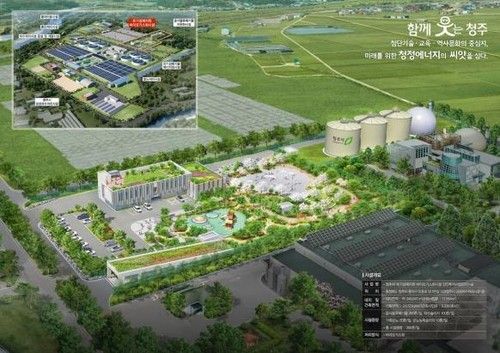 통합 바이오가스화 시설 조감도 