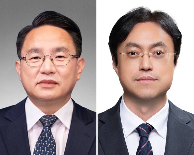 신임 법무부 교정본부장 이홍연(왼쪽), 출입국본부장 차용호