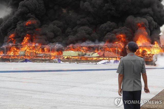 미얀마, 압수 마약 소각