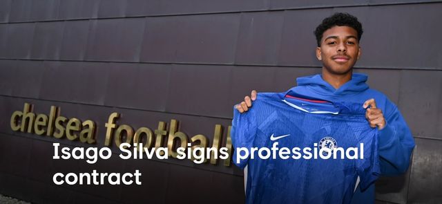 첼시와 프로 계약에 성공한 이사구 시우바