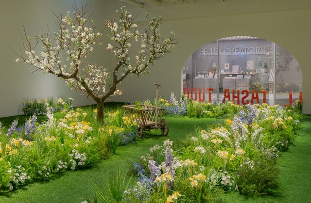 '스틸, 타샤 튜더: 행복의 아이콘, 타샤 튜더의 삶' 전시 전경