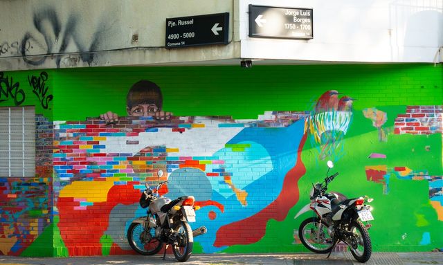 화려한 색감의 팔레르모 거리 [사진/성연재 기자] 