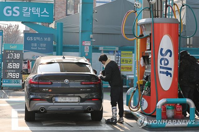 주유소 기름값 6주 연속 상승…"다음주 소폭 하락 전환 예상"